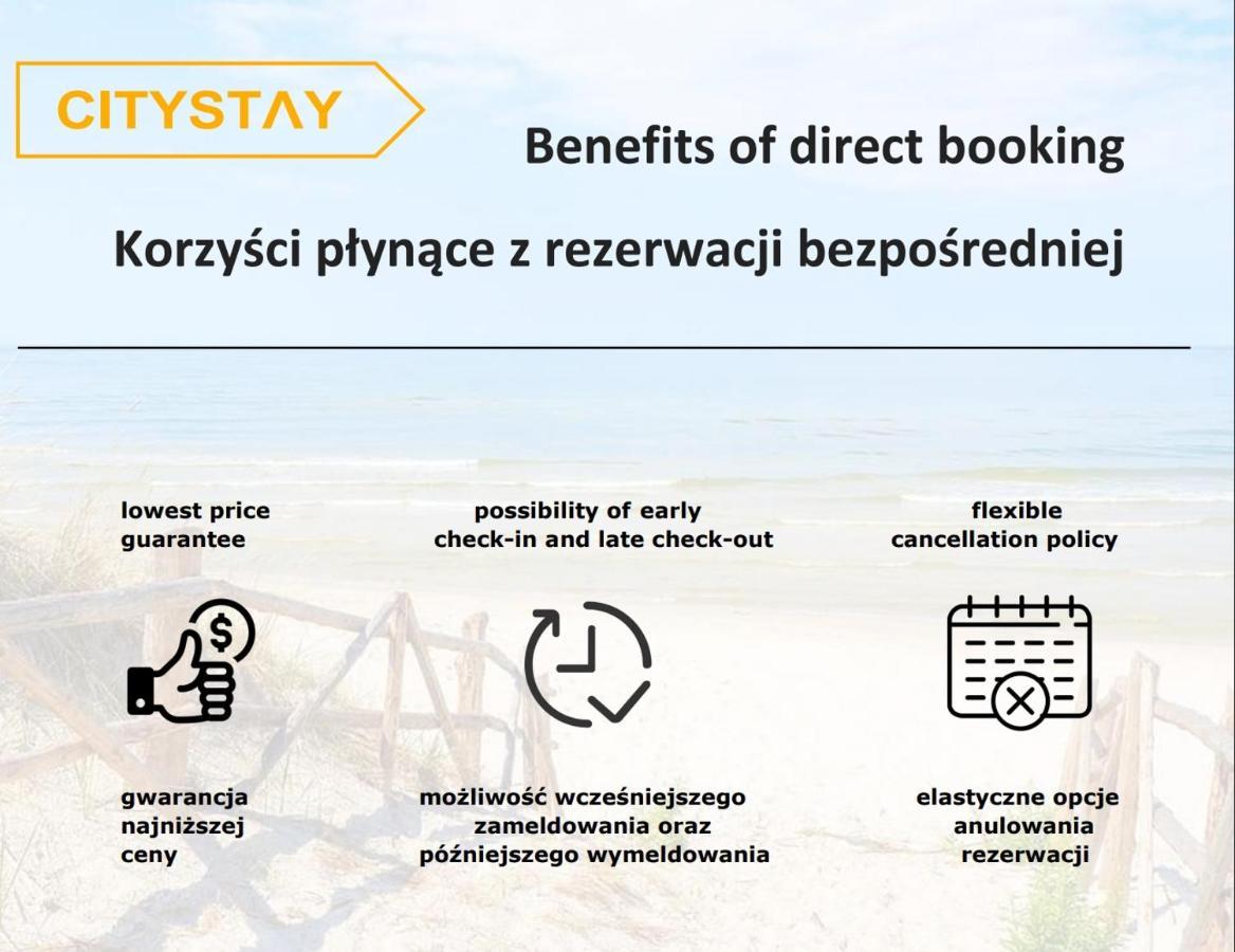Citystay Abrahama Gdynia Apartment Eksteriør bilde